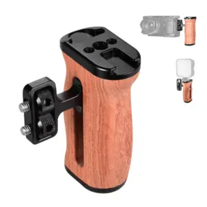 Punho Handle Lateral Mamen S1-M4 Grip de Madeira para Gaiola Cage (Universal)